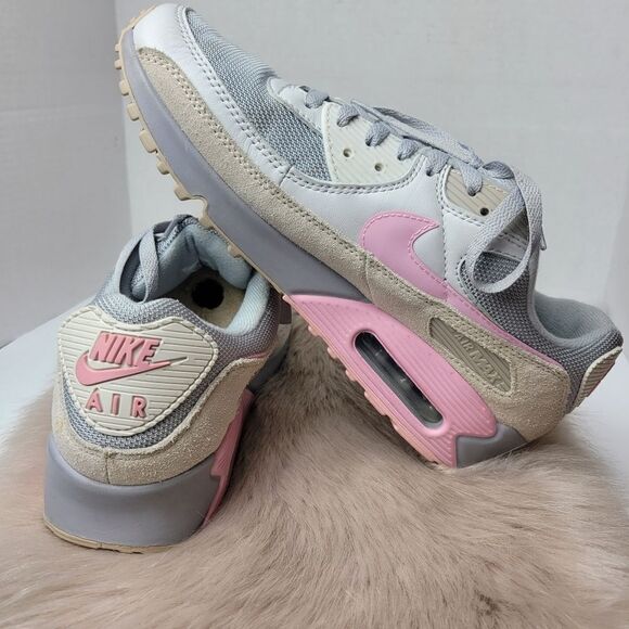 Nike Air Max 90 “Pink String” CW7483 001 Mens Sneaker Shoes Size 9 - Picture 6 of 10